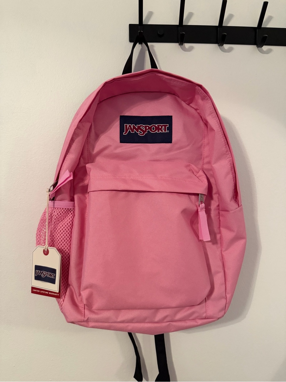 Jansport Pink Everyday Backpack with Front Pocket